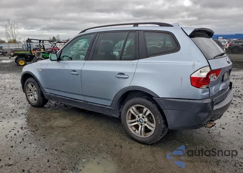 2005 BMW X3 3.0I z USA, uszkodzony, nr VIN WBXPA93485WD02239